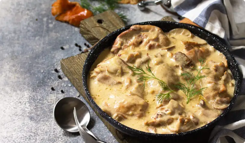 Курица в сливочном соусе