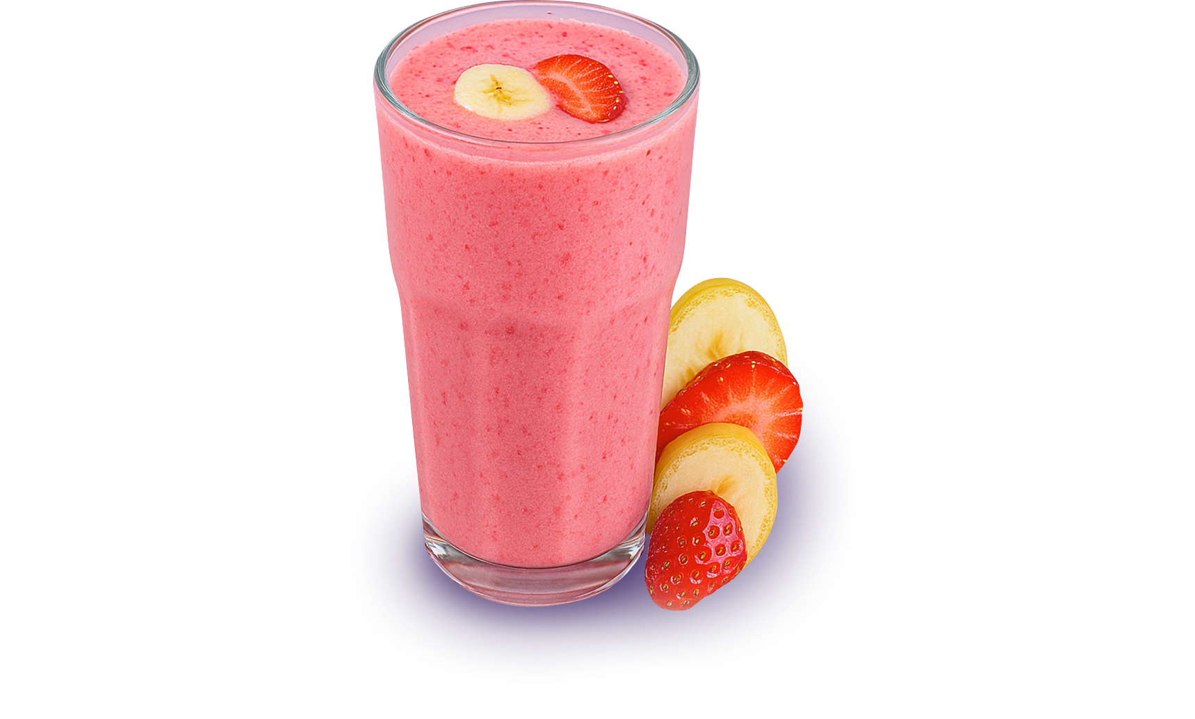 Клубнично-банановый смузи