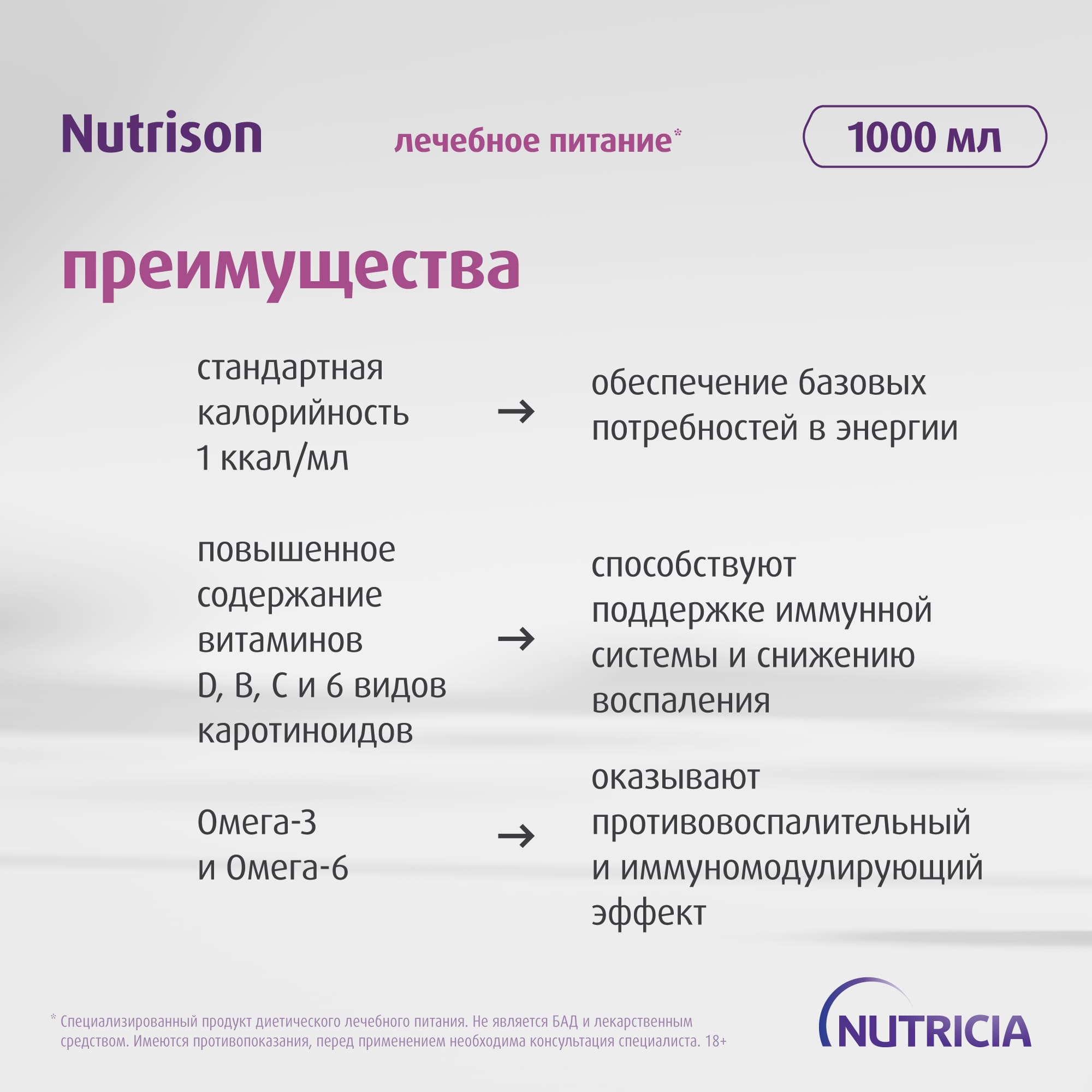 Нутризон, 1000 мл, изображение №7