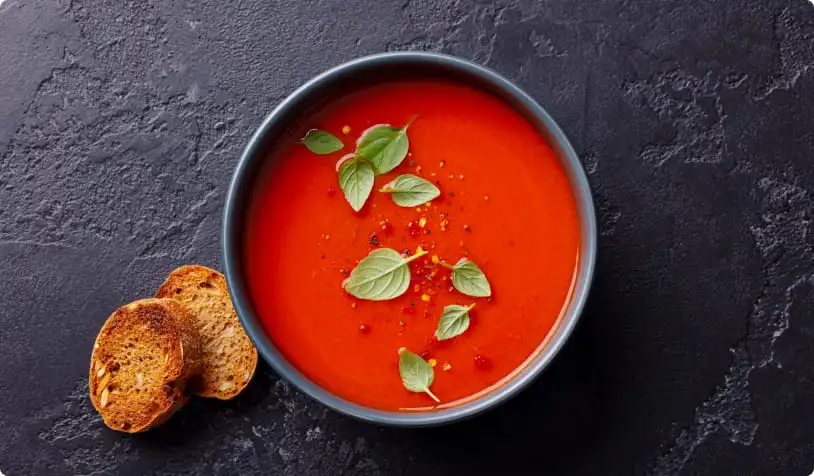 Холодный овощной суп