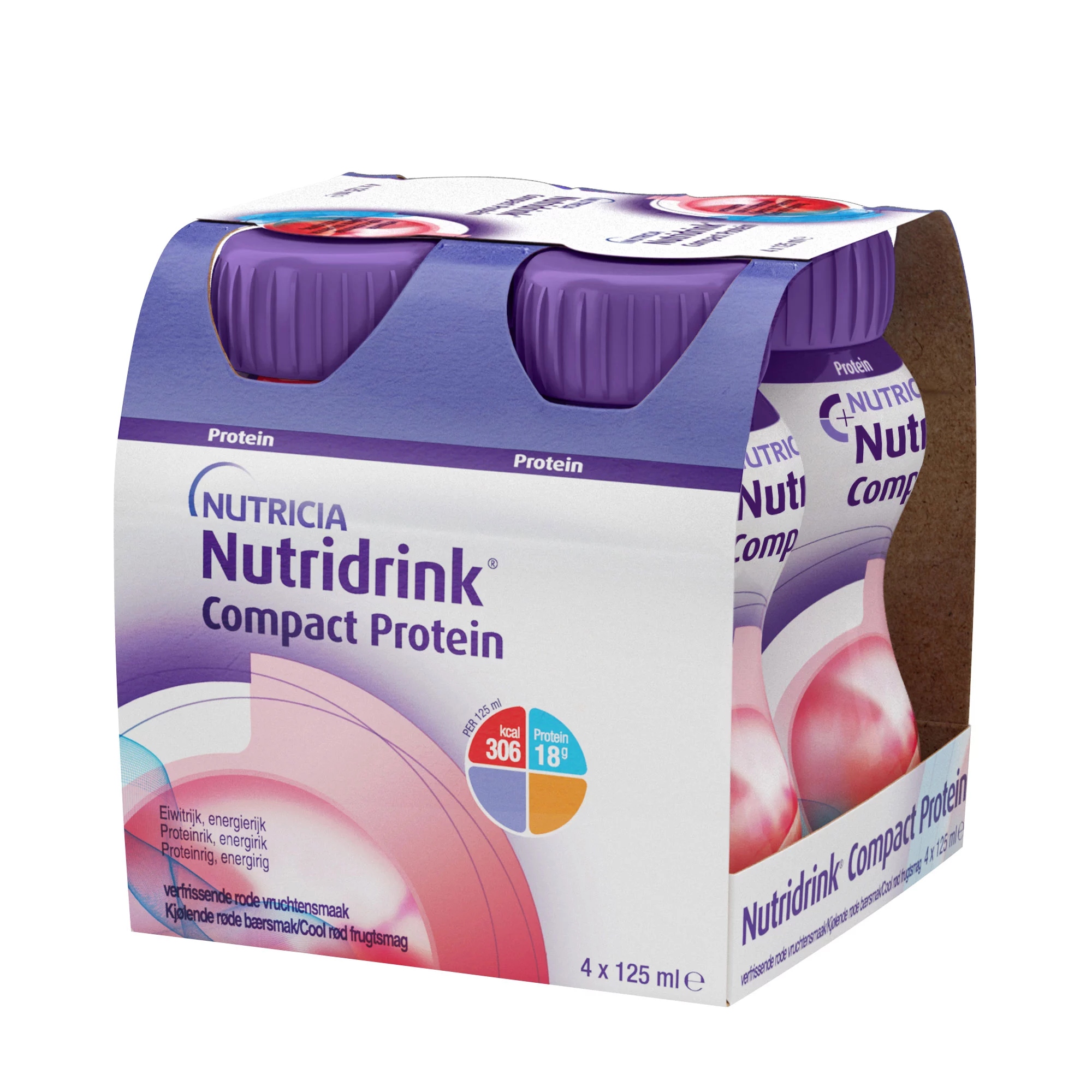 Нутридринк Компакт Протеин с охлаждающим фруктово-ягодным вкусом