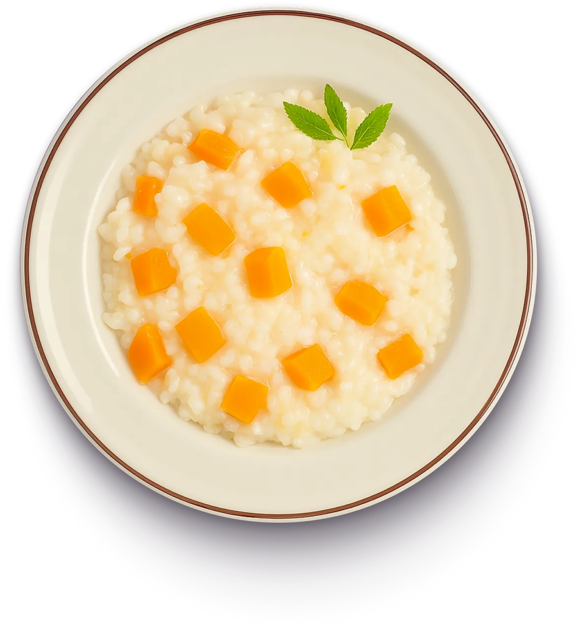 Рисовая каша с тыквой и корицей