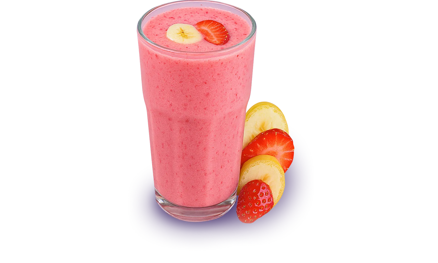 Клубнично-банановый смузи