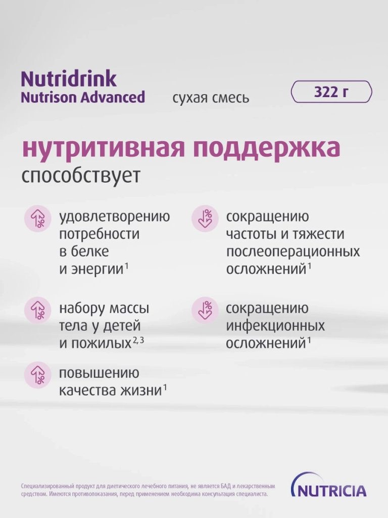 нутридринк инструкция по применению